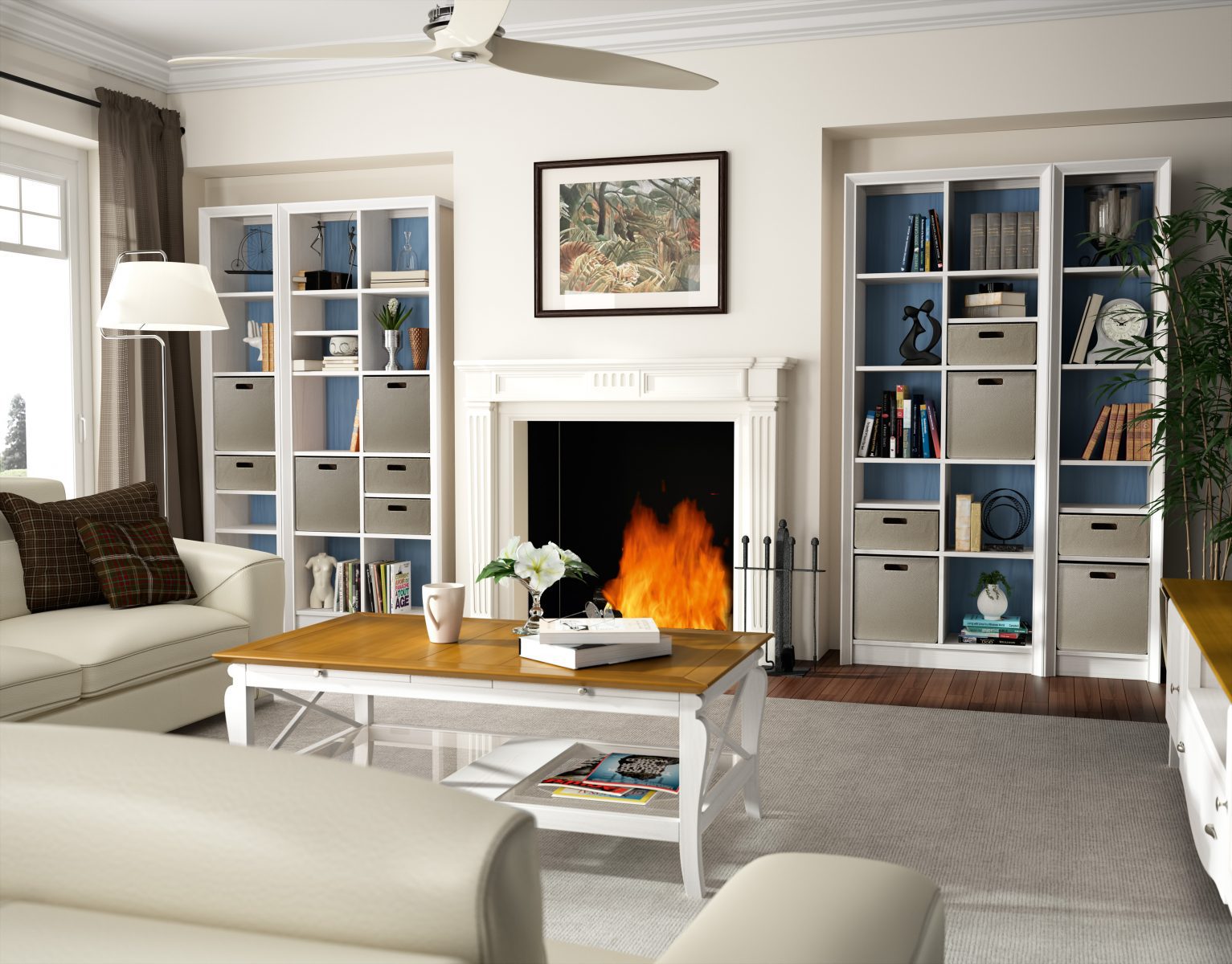 Librerías para decorar el comedor o salón en Valladolid