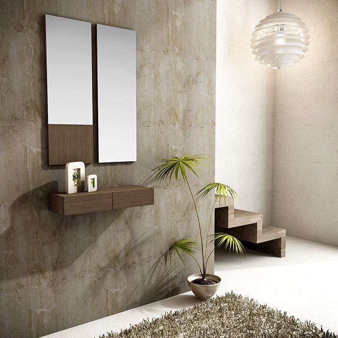 mueble minimalista recibidor en Valladolid
