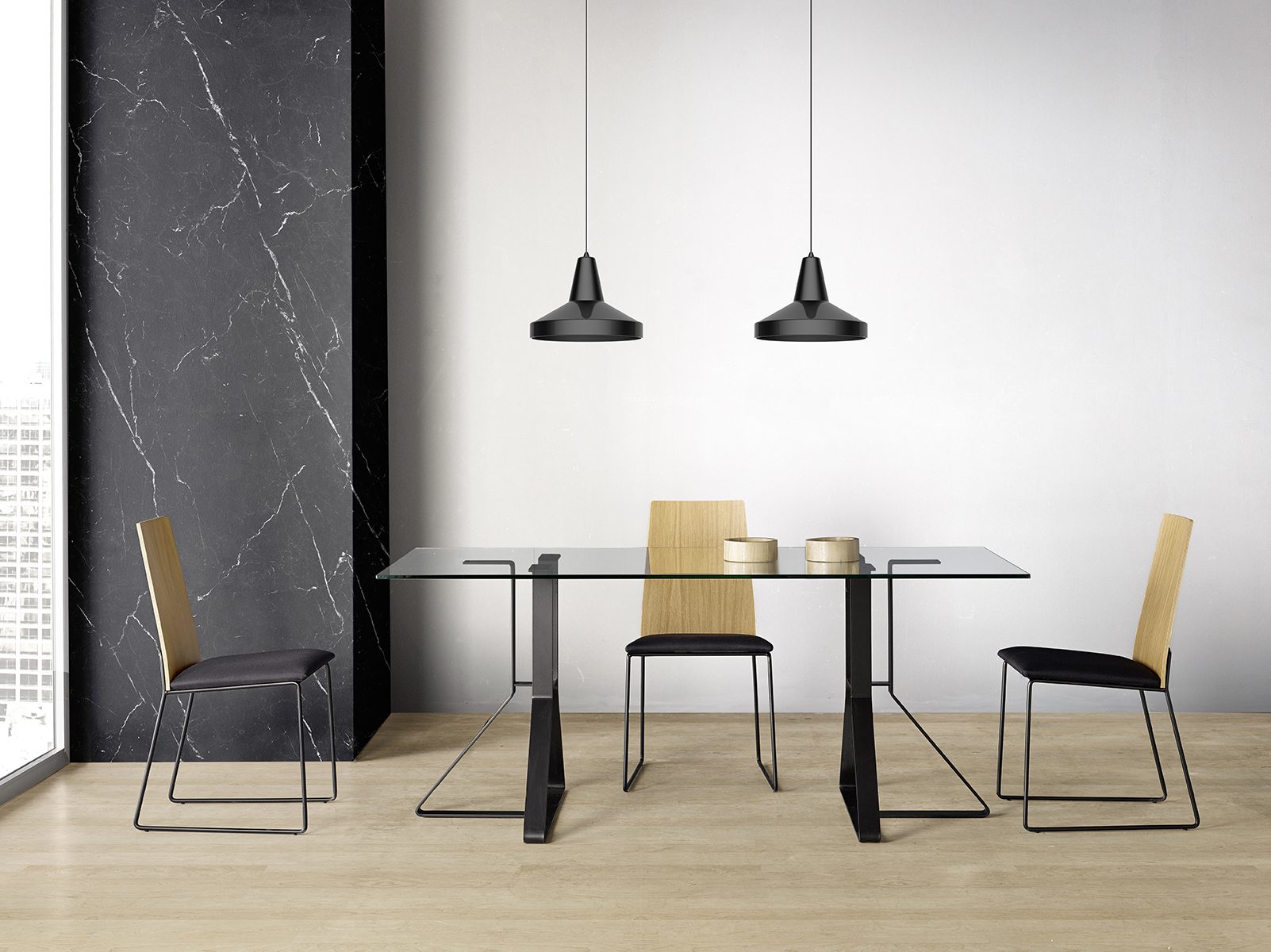 mesa de comedor moderna valladolid del catálogo de Muebles Valsero.